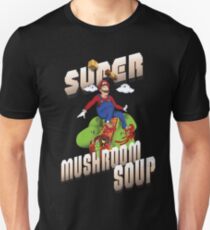 Super Mario Mushroom Soup T-shirt and Stickers Slim Fit T-Shirt