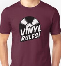 Vinyl Rules! Slim Fit T-Shirt