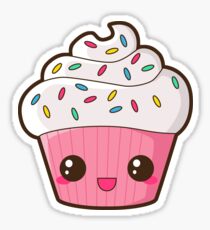 Happy Cupcake Sticker