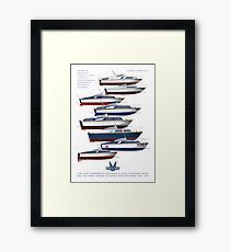 The Fairey Powerboats Framed Print
