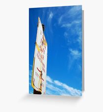 Beach Sign One ( 08 10 12 ) Greeting Card