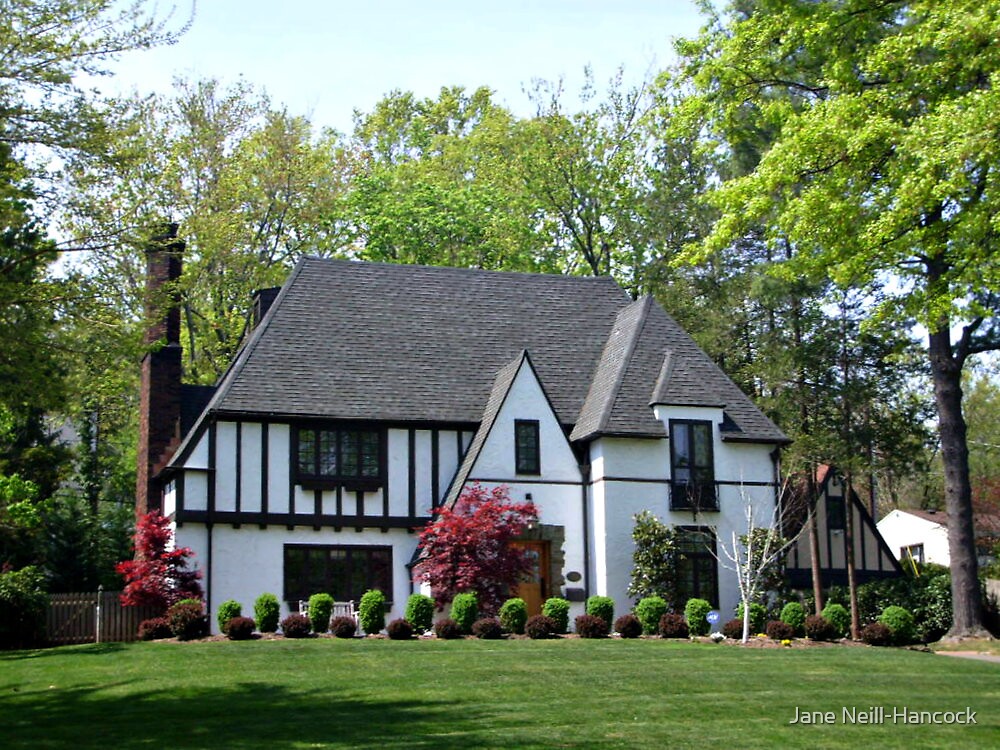 "Tudor Mansion, Upper Montclair NJ" by Jane NeillHancock Redbubble