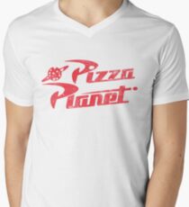 Pizza Planet Men's V-Neck T-Shirt