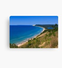 Sleeping Bear Dunes from Empire Bluff Canvas Print