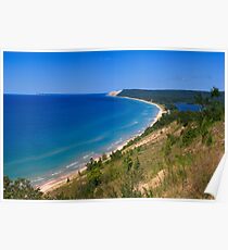 Sleeping Bear Dunes from Empire Bluff Poster