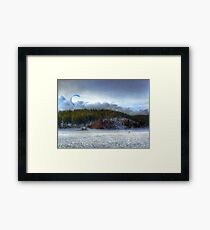 The Kite Boarder Framed Print