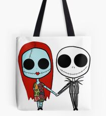 Jack and Sandy - The Nightmare Before Christmas Tote Bag