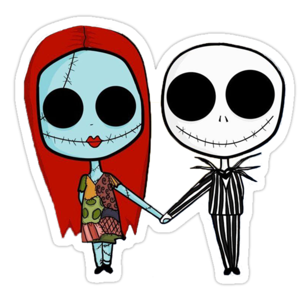 Download "Jack and Sandy - The Nightmare Before Christmas" Stickers ...