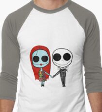 Jack and Sandy - The Nightmare Before Christmas Men's Baseball ¾ T-Shirt