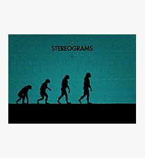 99 Steps of Progress - Stereograms Photographic Print