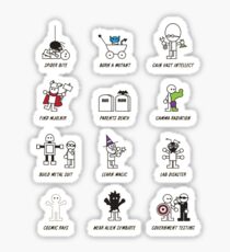How to be a Superhero Sticker