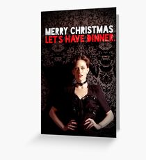 Let's Have Christmas Dinner Greeting Card