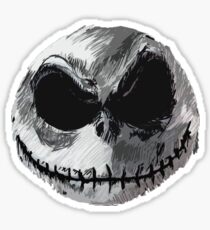 Jack Skellington Face 2 - The Nightmare Before Christmas Sticker