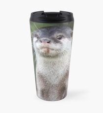 Otter paw-trait Travel Mug