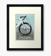 GIRO D'ITALIA BIKE Framed Print
