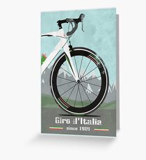 GIRO D'ITALIA BIKE Greeting Card