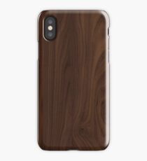 Dark Wood iPhone Case