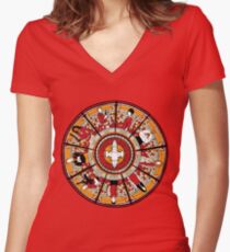 Cathedral of the Serenity Women's Fitted V-Neck T-Shirt
