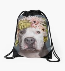 Flower Power, Pickles Drawstring Bag