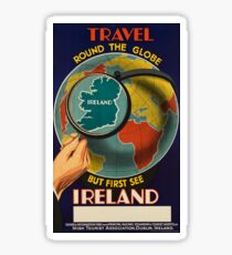Vintage poster - Ireland Sticker