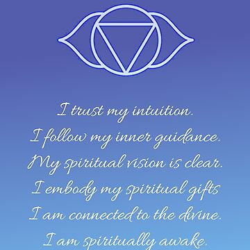 Third Eye Chakra Affirmation | Poster