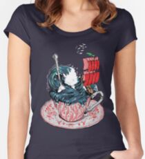 Sturm im Wasserglas Tailliertes Rundhals-Shirt