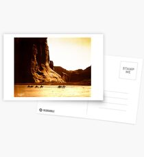 Vintage Photographie von Canyon de Chelly Postkarten