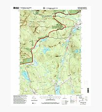 USGS TOPO Map New Hampshire NH Silver Lake 329786 1995 24000 Photographic Print