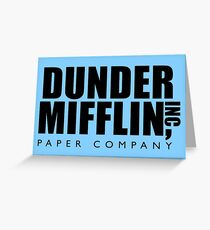 Dunder Mifflin Inc. Greeting Card