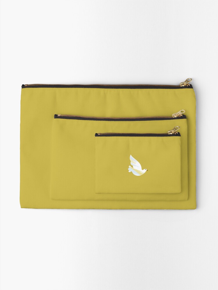 Alternate view of Christmas Dove Zipper Pouch