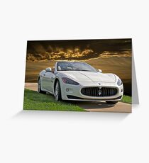 2011 Maserati Gran Turismo Greeting Card