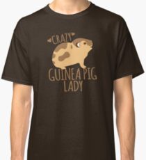 Crazy Guinea Pig Lady Classic T-Shirt