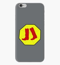 Red Boots and Yellow Umbrella iPhone Case