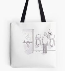 Peeing Tote Bag