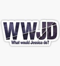 What would Jessica do? Sticker