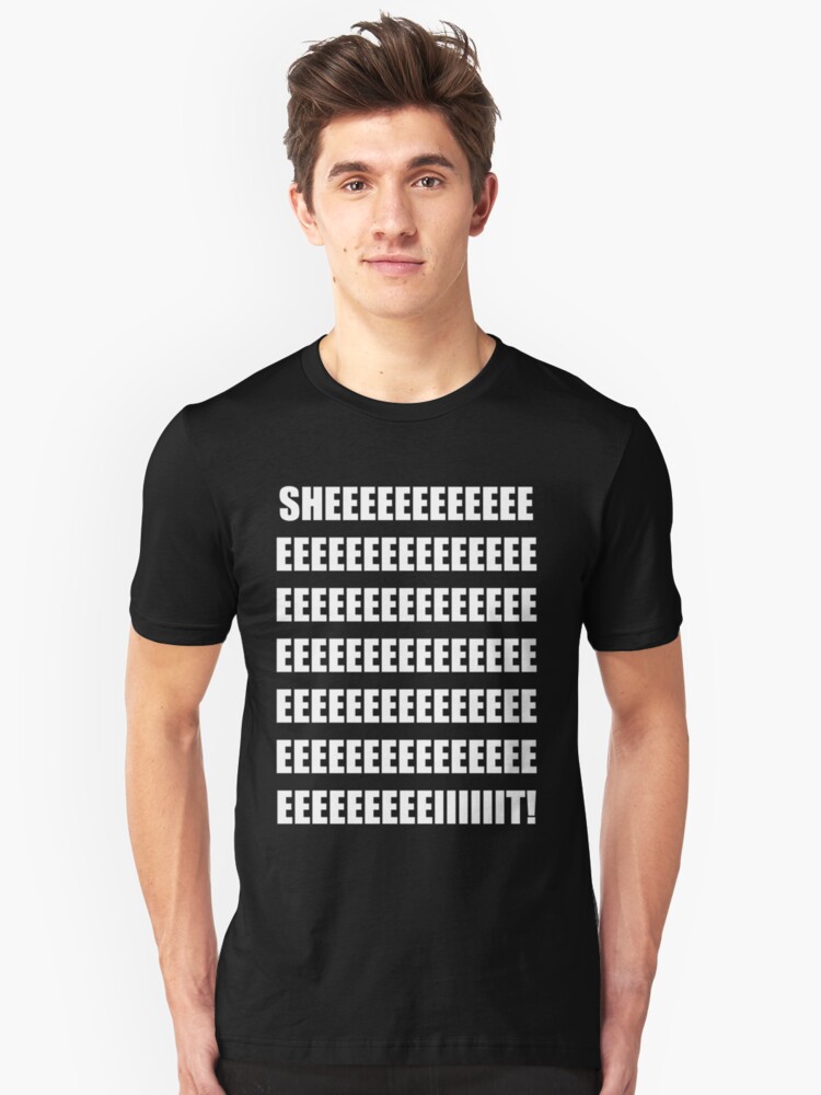 Alternate view of SHEEEEEEIT! Slim Fit T-Shirt