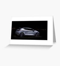 Renaultsport Megane - Night Lights Greeting Card