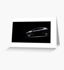 Renaultsport Megane Light Painting Greeting Card