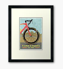 Vuelta a España Bike Framed Print