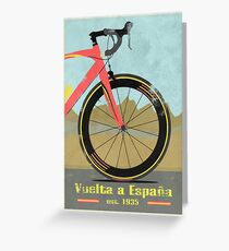 Vuelta a España Bike Greeting Card