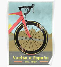 Vuelta a España Bike Poster