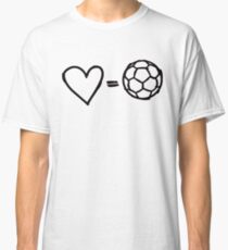love equals football Classic T-Shirt