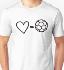 love equals football Unisex T-Shirt