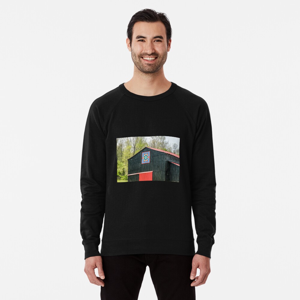 Kentucky Barn Quilt 2 Lightweight Sweatshirt By Mcstory Redbubble