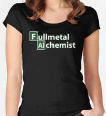 fullmetal alchemist breaking bad Women's Fitted Scoop T-Shirt