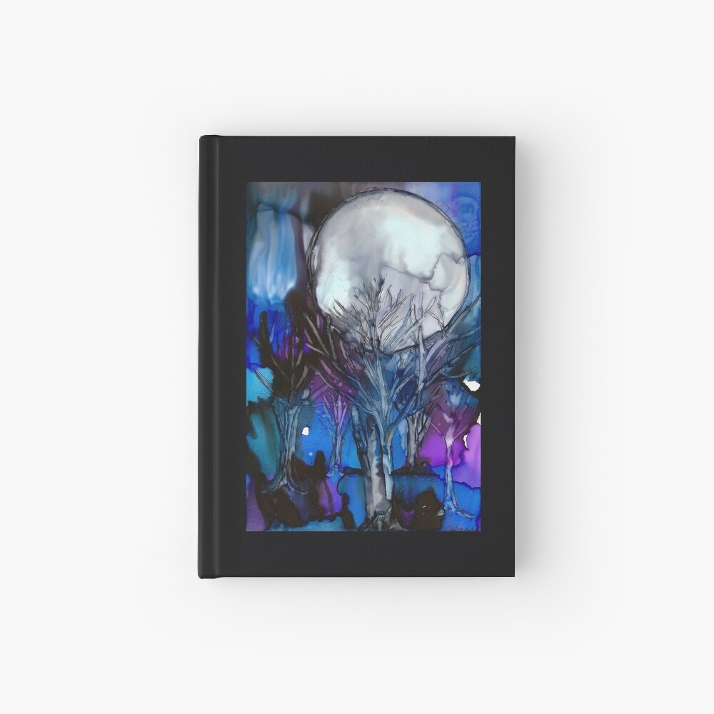 Winter Mond Notizbuch