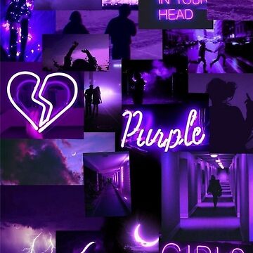 Purple Louis Vuitton  Wall collage, Neon purple, Purple walls