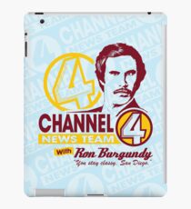 Channel 4 News Team with Ron Burgundy ipad iPad Case/Skin