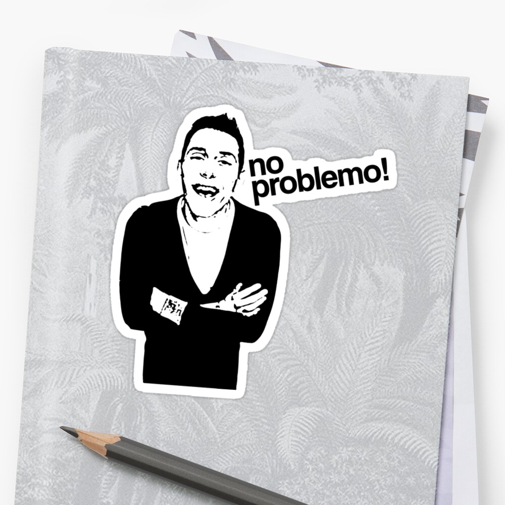 no-problemo-neil-stickers-by-thedeej-redbubble