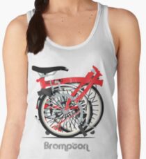 Brompton Bicycle Folded Women's Tank Top